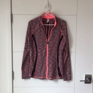 Ideology, M, CASUAL JACKET, coral, black and grey